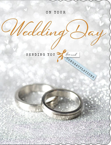 Picture of ON YOUR WEDDING DAY CARD RINGS